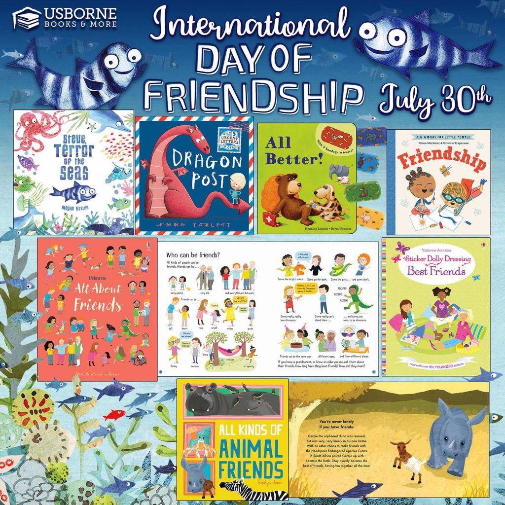 International Day of Friendship is July 30th.