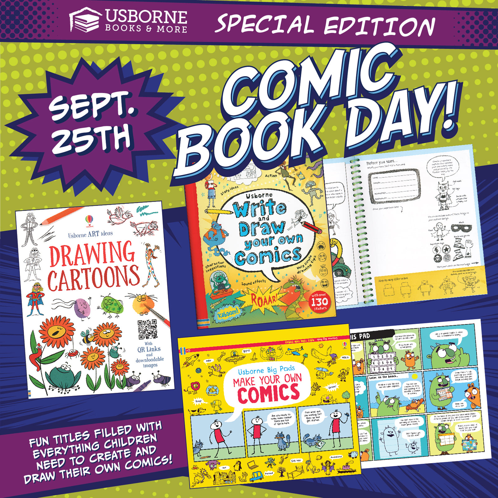 National Comic Book Day is September 25th.