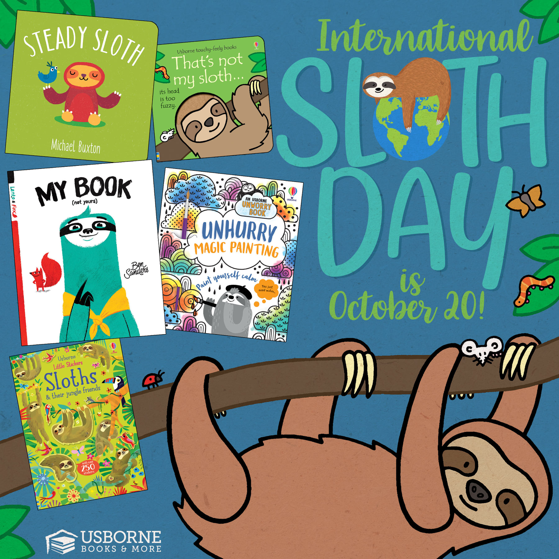 International Sloth Day - Barnyard Books | Usborne Books & More