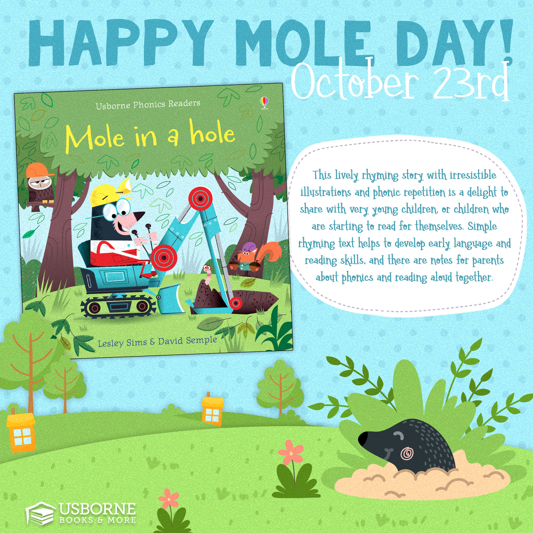 Mole Day is October 23rd.