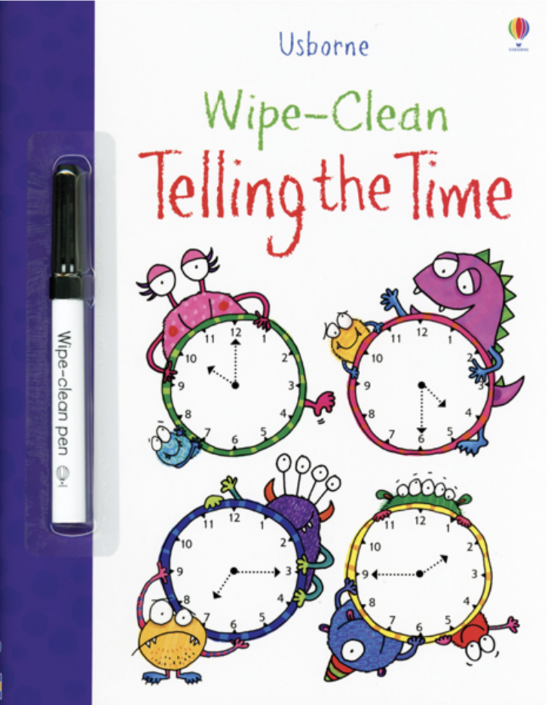 Usborne Wipe-Clean Telling the Time