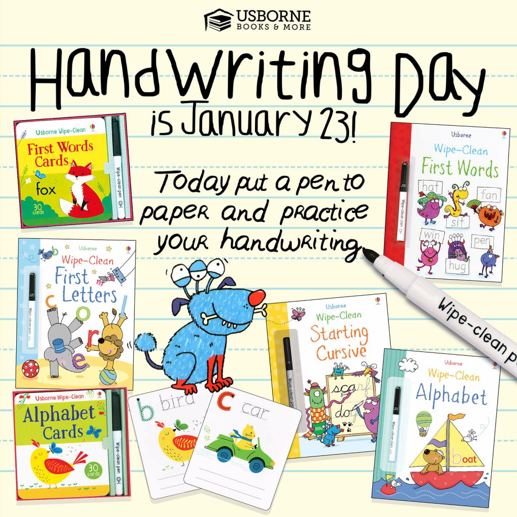 National Handwriting Day is January 23rd.