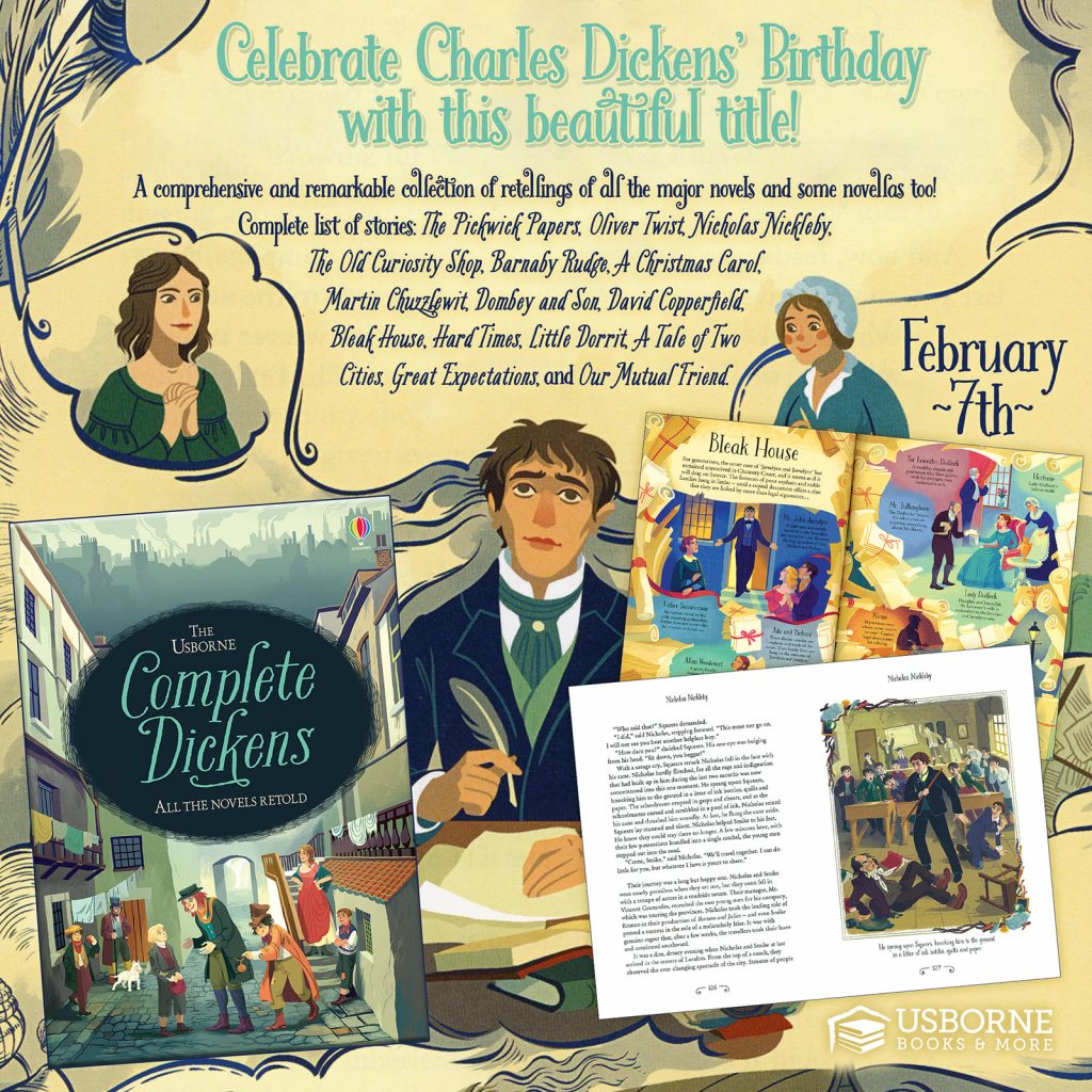 Charles Dickens' Birthday is February 7th.