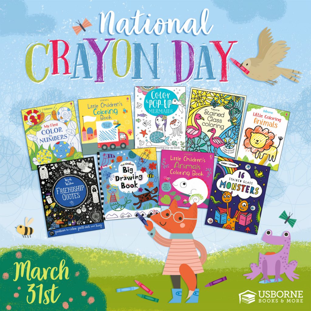 National Crayon Day is March 31st.