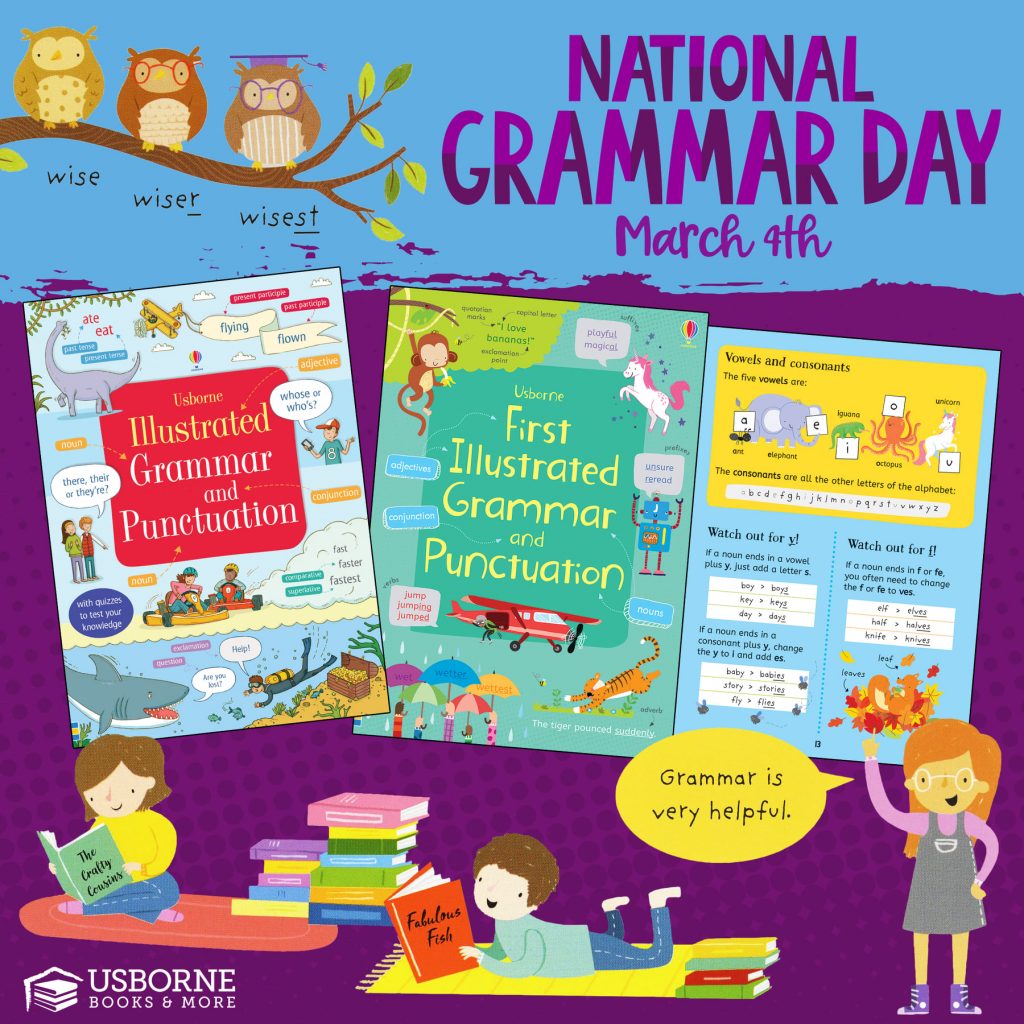 National Grammar Day is March 4th.