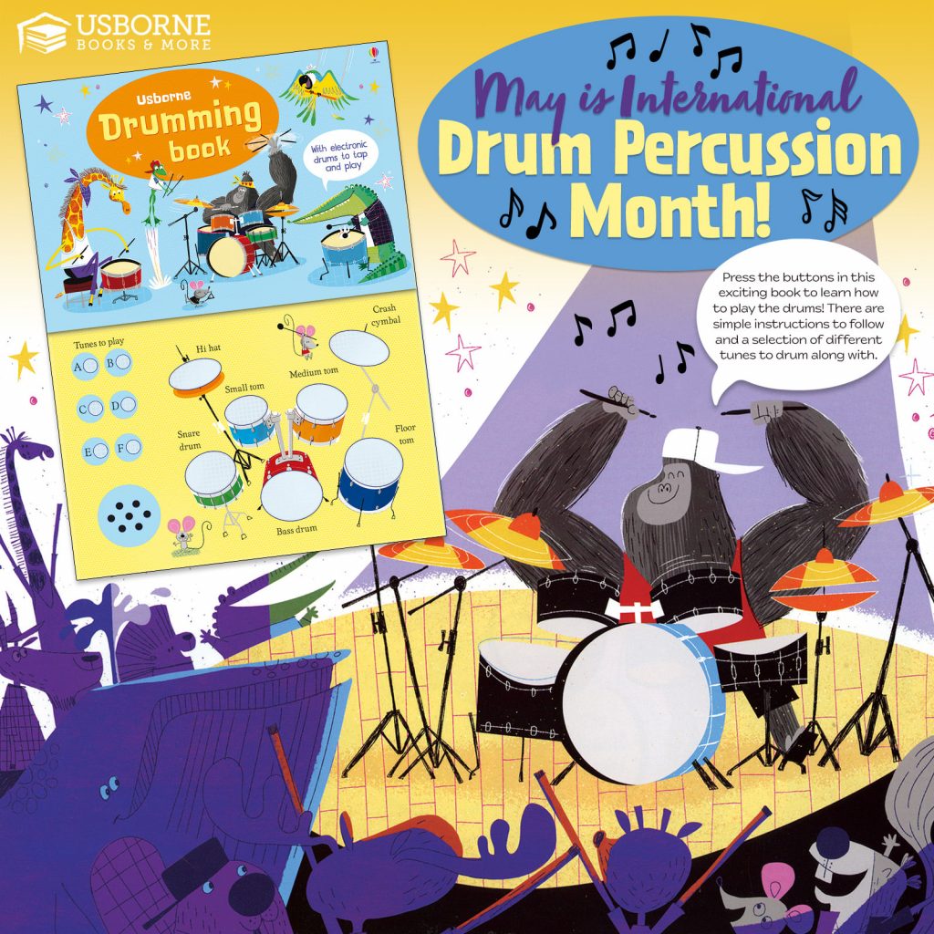 May is International Drum Percussion Month