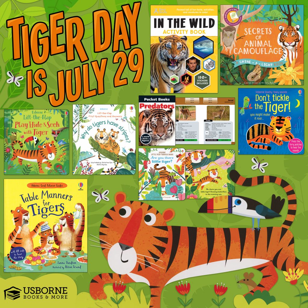 International Tiger Day is July 29th.