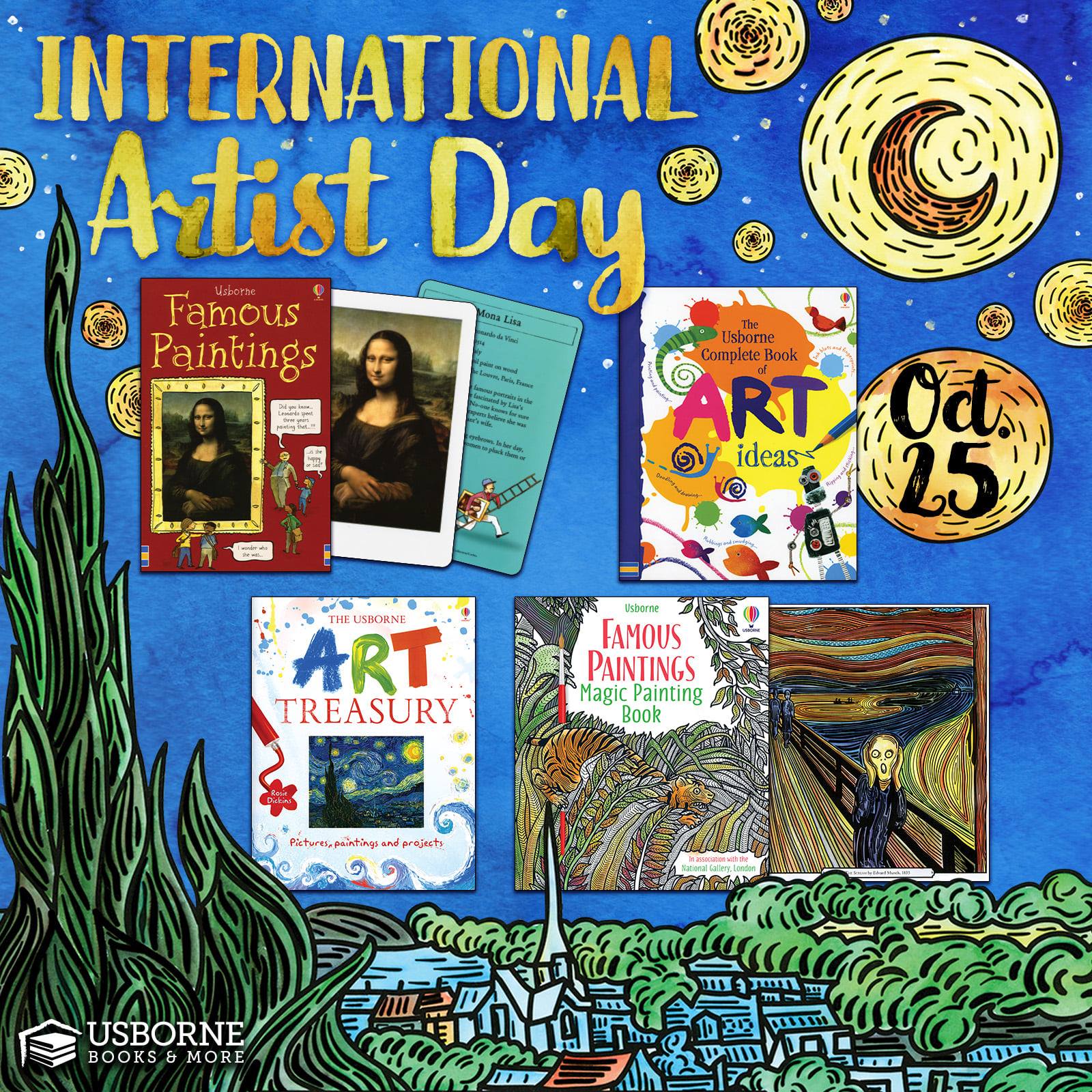 International Artist Day is October 25th.