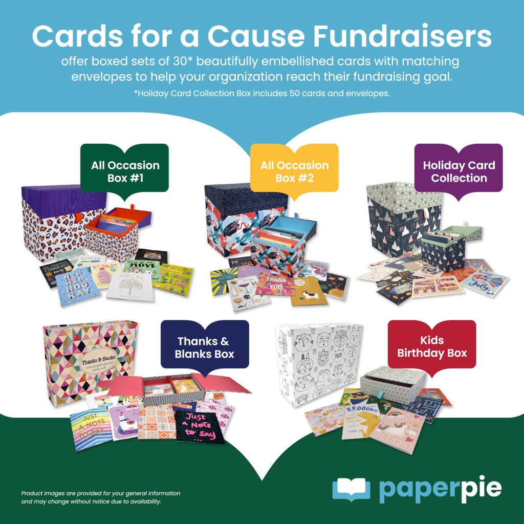 PaperPie Cards for a Cause Fundraising