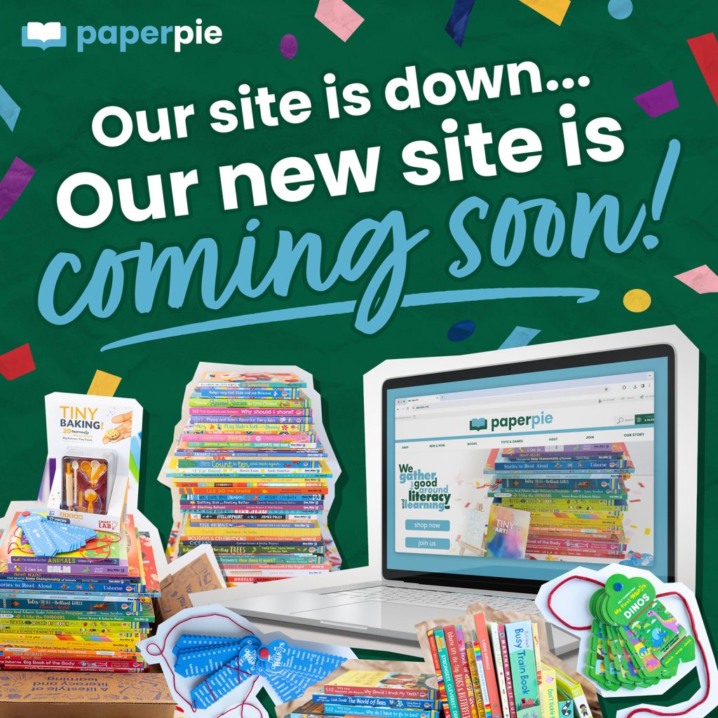 EXCITING NEWS! NEW PAPERPIE WEBSITE!!