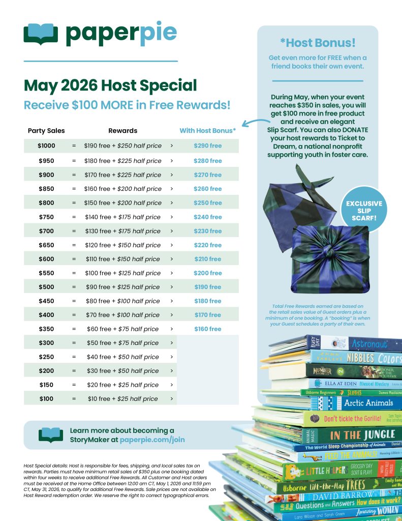 PaperPie May 2026 Host Special