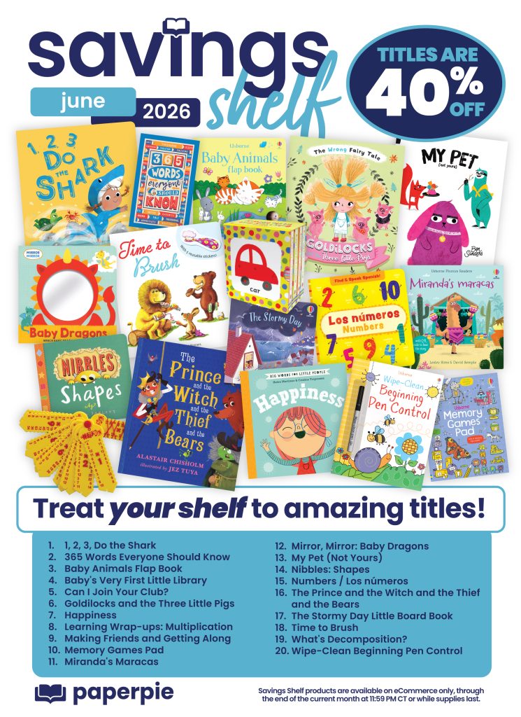 June 2026 PaperPie Savings Shelf