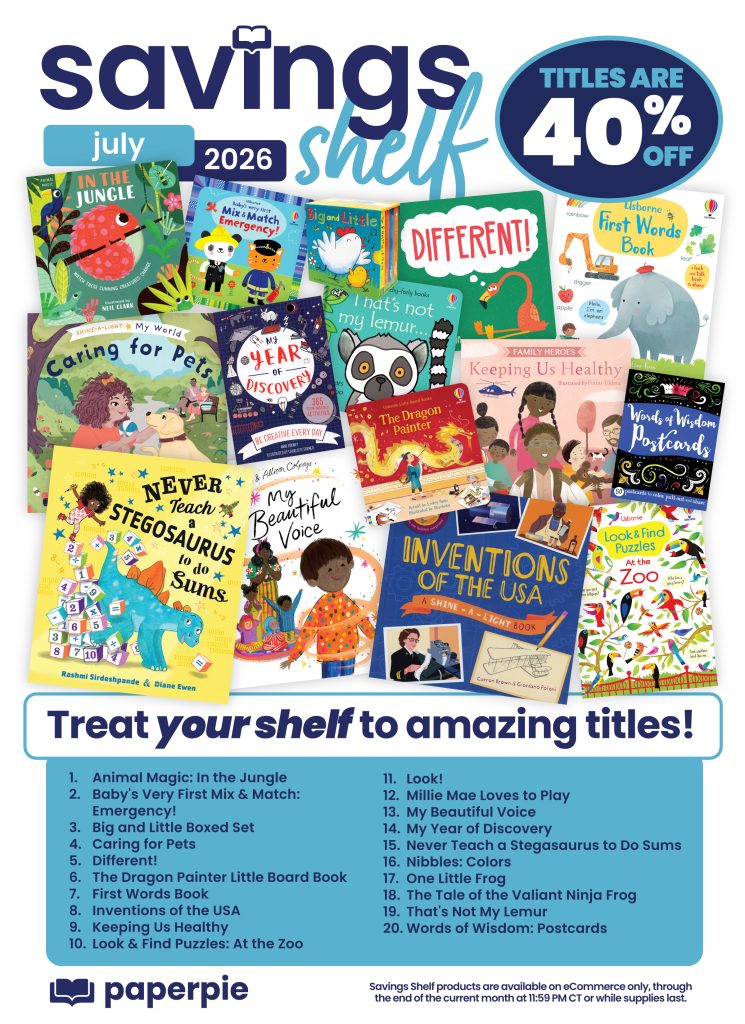 PaperPie Savings Shelf July 2026